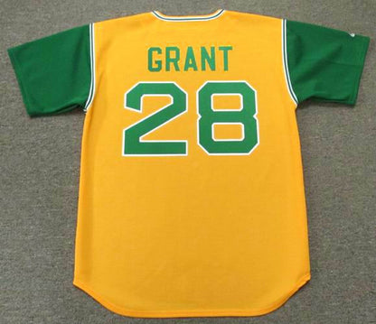 Jim Mudcat Grant Oakland Athletics 1969 Cooperstown Baseball Stitched Jersey | CTJS1712
