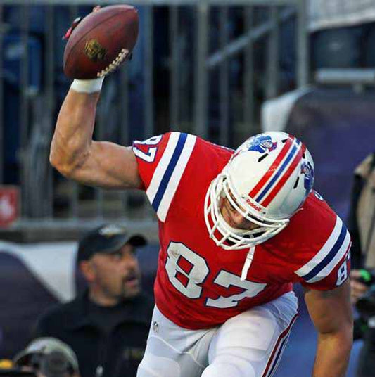 New England Patriots Rob Gronkowski NFL jersey front view