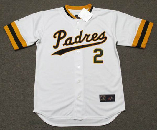 Johnny Grubb San Diego Padres 1974 Cooperstown Home Baseball Stitched Jersey | CTJS1507