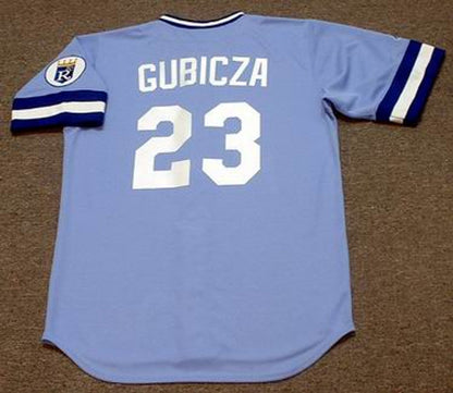 Mark Gubicza Kansas City Royals 1985 Cooperstown Away Baseball Stitched Jersey | CTJS1156