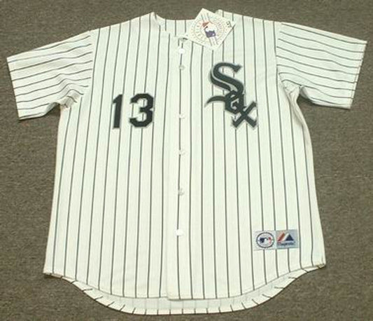 Ozzie Guillen Chicago White Sox 1994 Throwback Home Baseball Stitched Jersey | CTJS0881
