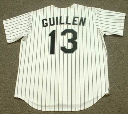 Ozzie Guillen Chicago White Sox 1994 Throwback Home Baseball Stitched Jersey | CTJS0881