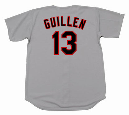 Ozzie Guillen Chicago White Sox 1990 Throwback Away Baseball Stitched Jersey | CTJS0882