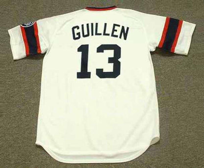 Ozzie Guillen Chicago White Sox 1985 Home Throwback Baseball Stitched Jersey | CTJS0884