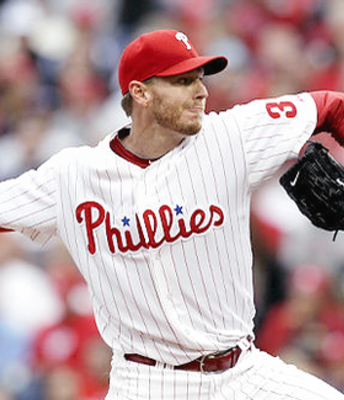 Roy Halladay Philadelphia Phillies 2010 Home Throwback Baseball Stitched Jersey | CTJS0506