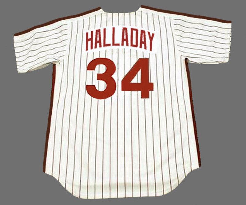 Roy Halladay Philadelphia Phillies 1980S Home Throwback Baseball Stitched Jersey | CTJS0510