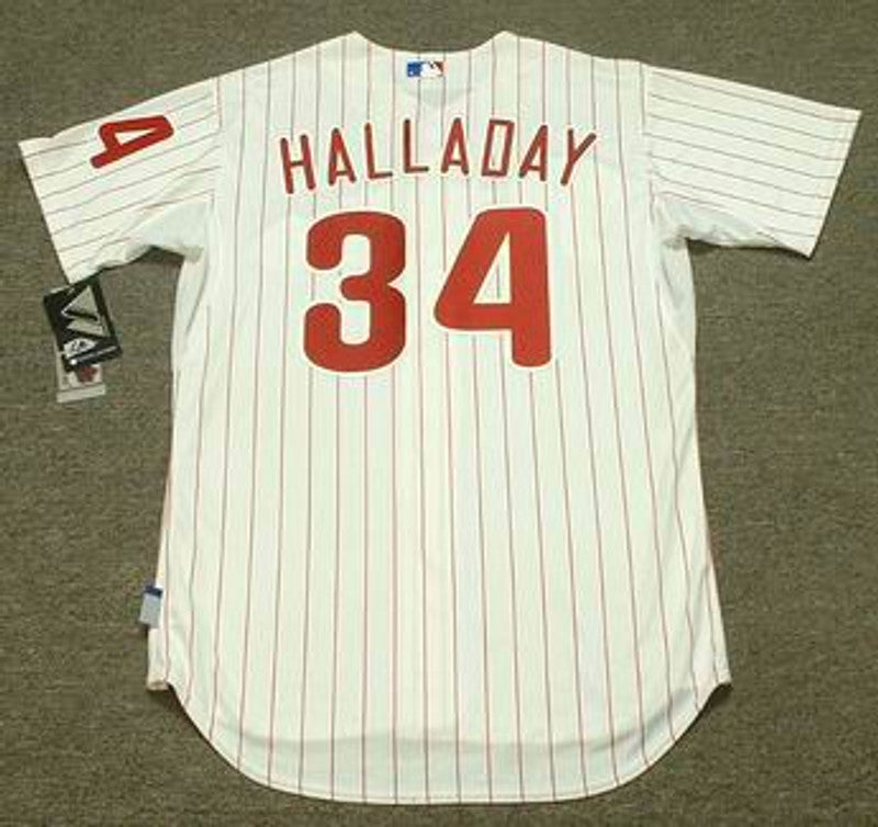 Roy Halladay Philadelphia Phillies 2010 Home Cool Base Authentic Throwback Baseball Stitched Jersey | CTJS0507