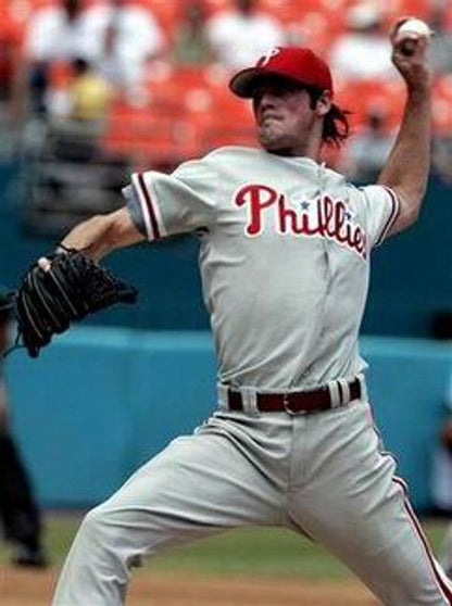 Cole Hamels Philadelphia Phillies 2008 Throwback Away Baseball Stitched Jersey | CTJS2487