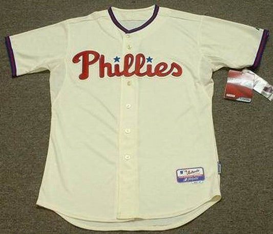 Rhys Hoskins Philadelphia Phillies Alternate Cool Base Authentic Baseball Stitched Jersey | CTJS0698