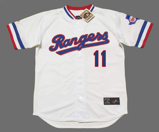 Toby Harrah Texas Rangers 1985 Home Throwback Baseball Stitched Jersey | CTJS0225