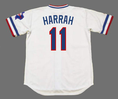Toby Harrah Texas Rangers 1985 Home Throwback Baseball Stitched Jersey | CTJS0225