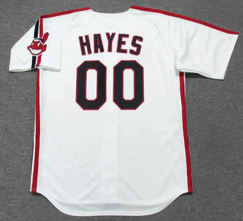 Willie Mays Hayes Cleveland Indians 1980S Baseball Stitched Baseball Jersey | CTJS0065