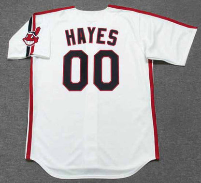 Willie Mays Hayes Cleveland Indians 1980S Baseball Stitched Baseball Jersey | CTJS0065