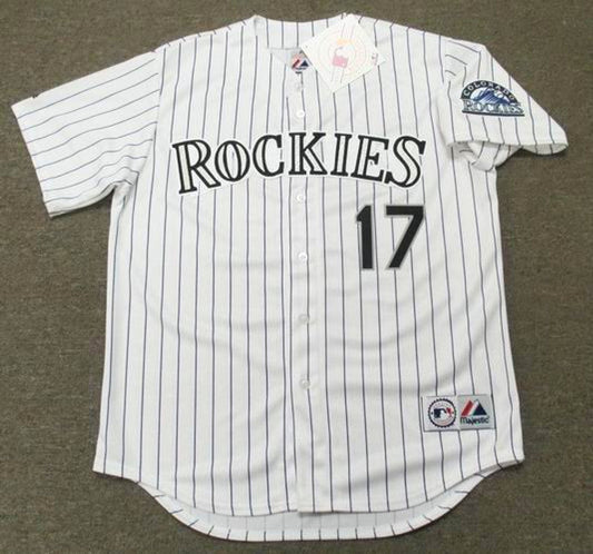 Todd Helton Colorado Rockies 2001 Throwback Home Baseball Stitched Jersey | CTJS0221