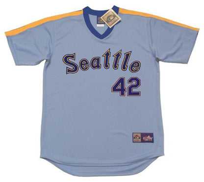 Dave Henderson Seattle Mariners 1984 Cooperstown Away Baseball Stitched Jersey | CTJS2403