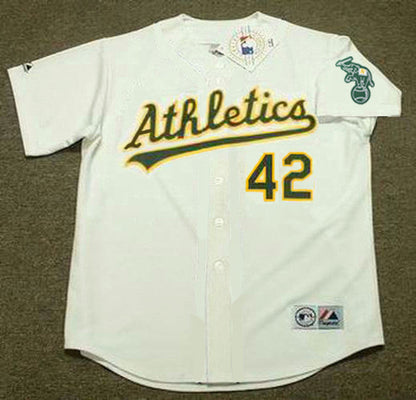 Dave Henderson Oakland Athletics 1989 Home Baseball Throwback Stitched Jersey | CTJS2404