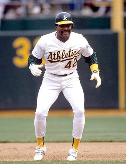 Dave Henderson Oakland Athletics 1989 Home Baseball Throwback Stitched Jersey | CTJS2404