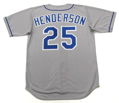 Rickey Henderson Los Angeles Dodgers 2003 Away Baseball Stitched Baseball Jersey | CTJS0649