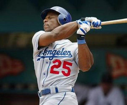 Rickey Henderson Los Angeles Dodgers 2003 Away Baseball Stitched Baseball Jersey | CTJS0649