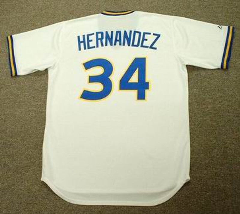 Felix Hernandez Seattle Mariners Cooperstown Throwback Baseball Stitched Jersey | CTJS2110