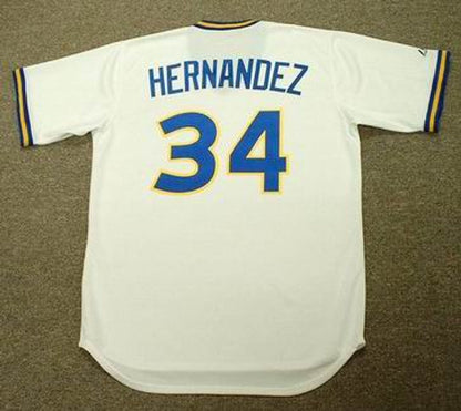 Felix Hernandez Seattle Mariners Cooperstown Throwback Baseball Stitched Jersey | CTJS2110