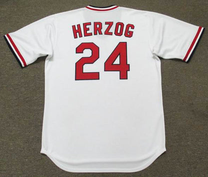 Whitey Herzog St Louis Cardinals 1982 Cooperstown Home Baseball Stitched Jersey | CTJS0072