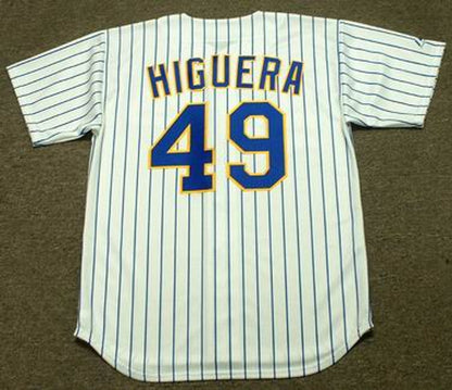 Teddy Higuera Milwaukee Brewers 1990 Cooperstown Home Stitched Baseball Jersey | CTJS0293