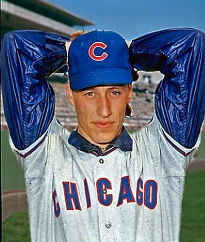 Ken Holtzman Chicago Cubs 1968 Away Throwback Baseball Stitched Jersey | CTJS1379