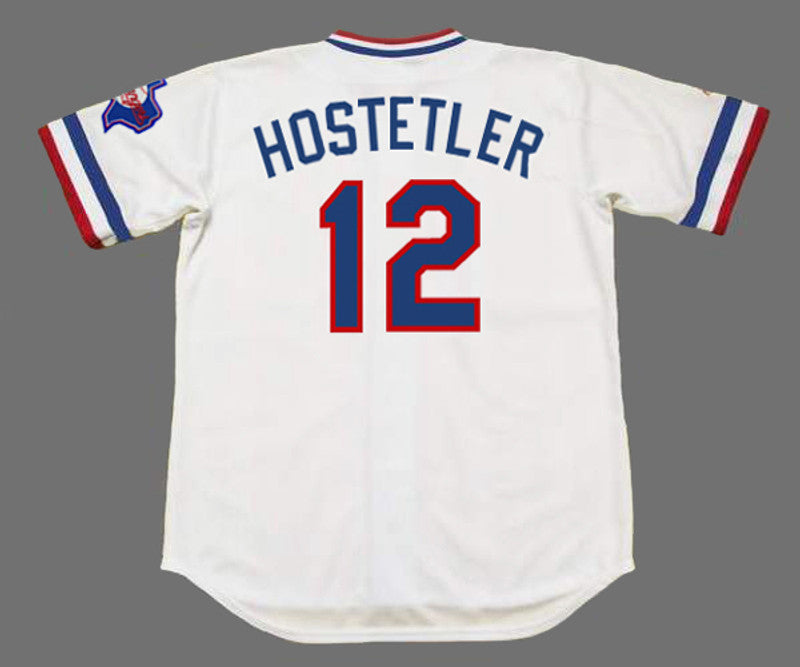 Dave Hostetler Texas Rangers 1984 Home Throwback Baseball Stitched Jersey | CTJS2401