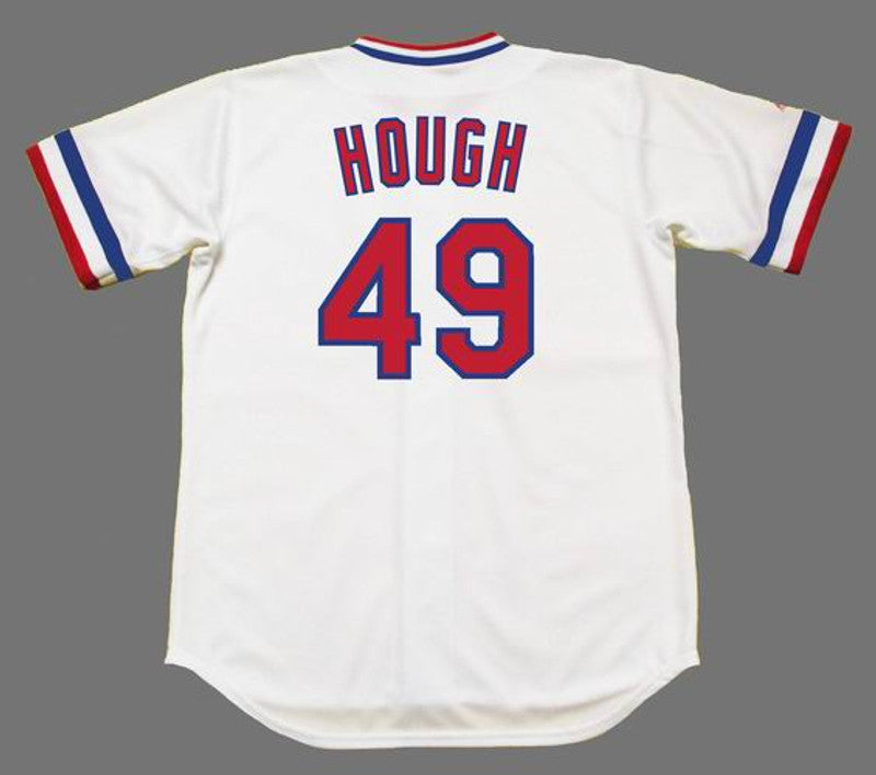 Charlie Hough Texas Rangers 1982 Cooperstown Home Baseball Stitched Jersey | CTJS2618