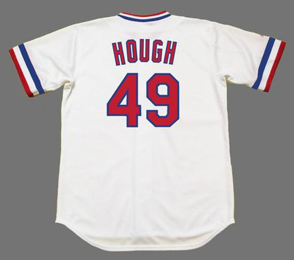 Charlie Hough Texas Rangers 1982 Cooperstown Home Baseball Stitched Jersey | CTJS2618