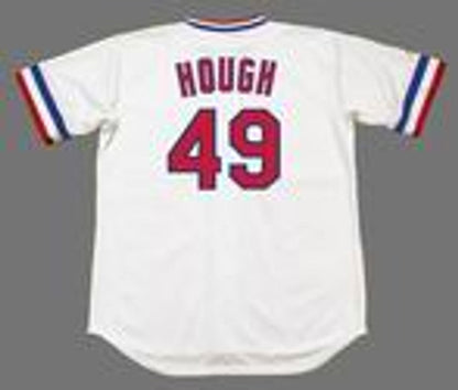 Charlie Hough Texas Rangers 1982 Cooperstown Home Baseball Stitched Jersey | CTJS2618