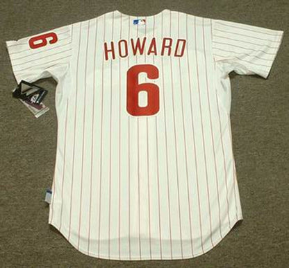 Ryan Howard Philadelphia Phillies 2010 Cool Base Authentic Home Baseball Stitched Jersey | CTJS0477