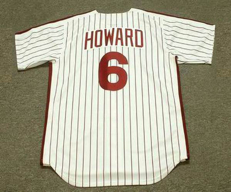 Ryan Howard Philadelphia Phillies 1980S Cooperstown Throwback Home Baseball Stitched Jersey | CTJS0480