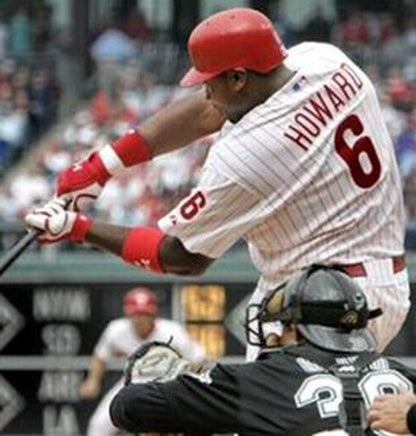 Ryan Howard Philadelphia Phillies 2010 Cool Base Authentic Home Baseball Stitched Jersey | CTJS0477