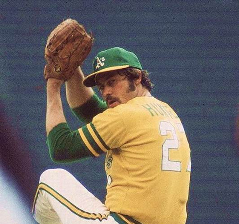 Jim Catfish Hunter Oakland Athletics 1973 Cooperstown Baseball Stitched Jersey | CTJS1714