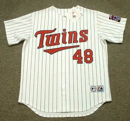 Torii Hunter Minnesota Twins 2002 Throwback Home Baseball Stitched Jersey | CTJS0148