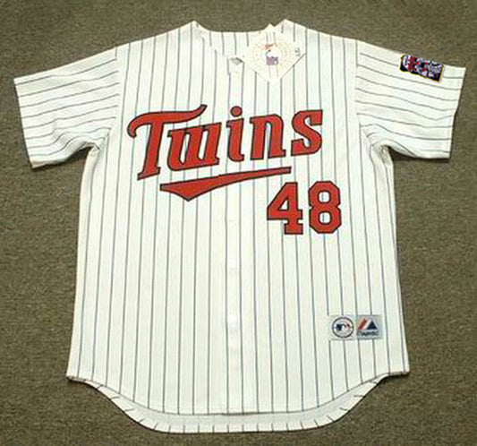 Torii Hunter Minnesota Twins 2002 Throwback Home Baseball Stitched Jersey | CTJS0148