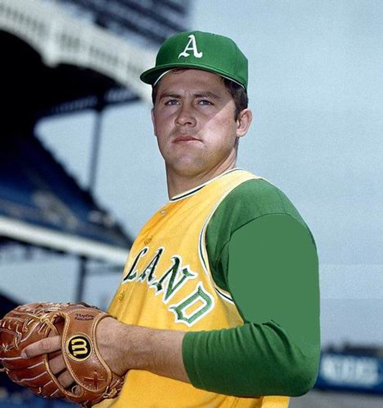 Jim Catfish Hunter Oakland Athletics 1968 Cooperstown Throwback Stitched Jersey | CTJS1717