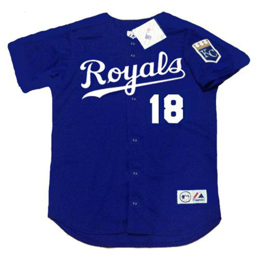 Raul Ibanez Kansas City Royals 2002 Alternate Throwback Baseball Stitched Jersey | CTJS0746