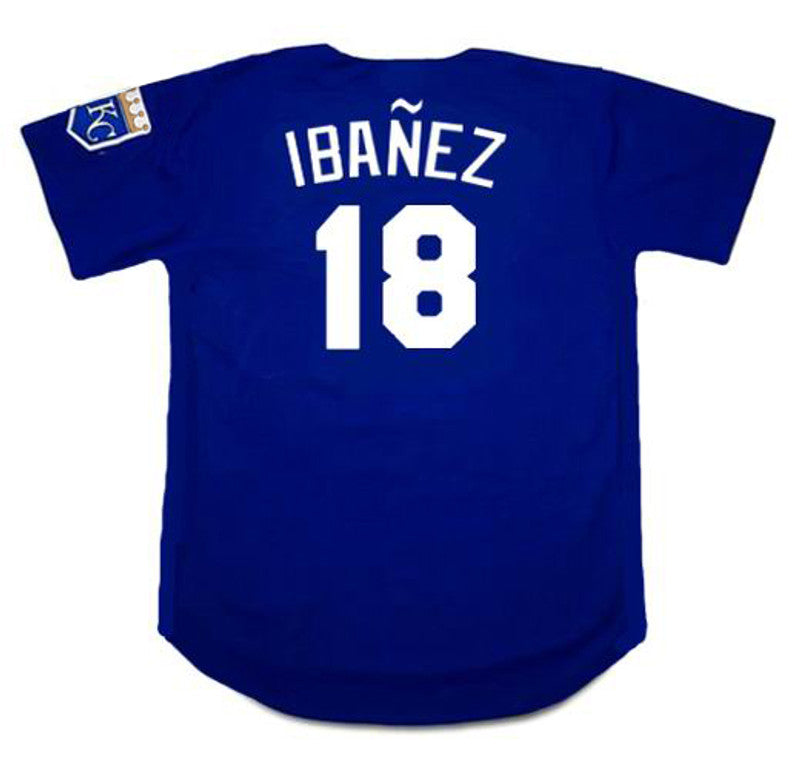 Raul Ibanez Kansas City Royals 2002 Alternate Throwback Baseball Stitched Jersey | CTJS0746