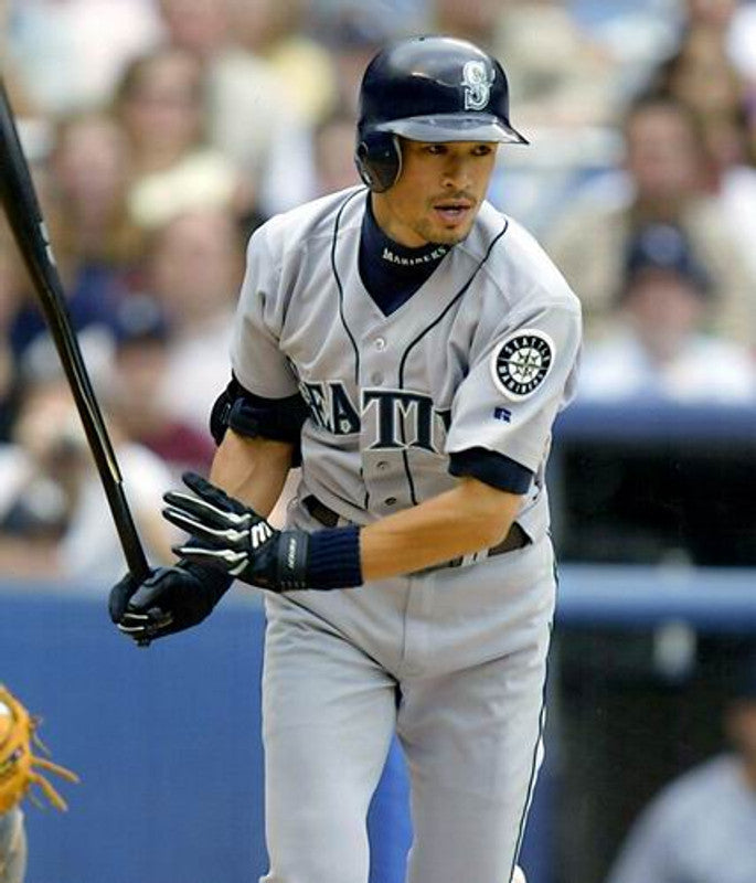 Ichiro Suzuki Seattle Mariners 2001 Throwback Away Baseball Stitched Jersey | CTJS1841