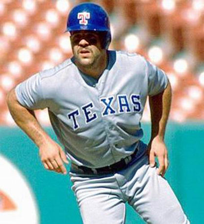 Pete Incaviglia Texas Rangers 1990 Cooperstown Throwback Away Stitched Baseball Jersey | CTJS0830