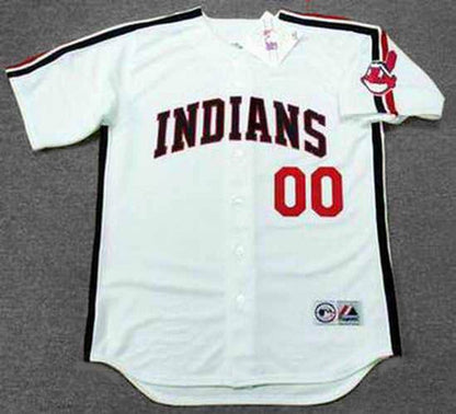 Cleveland Indians 1990S Throwback Home Custom Name Number Stitched Jersey | CTJS2496