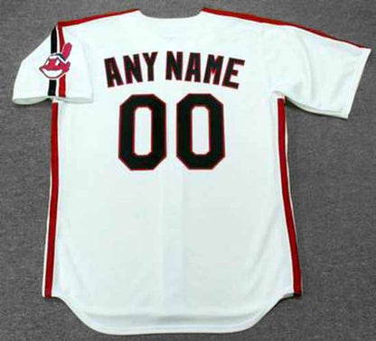 Cleveland Indians 1990S Throwback Home Custom Name Number Stitched Jersey | CTJS2496