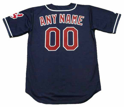 Cleveland Indians 1990S Throwback Alternate Custom Name Number Stitched Jersey | CTJS2499