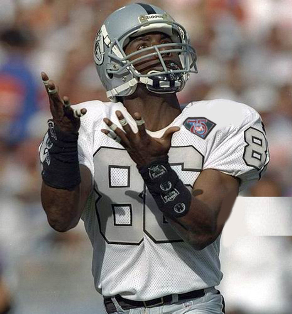 Rocket Ismail Los Angeles Raiders 1994 Away Throwback Nfl Football Jersey jersey front view