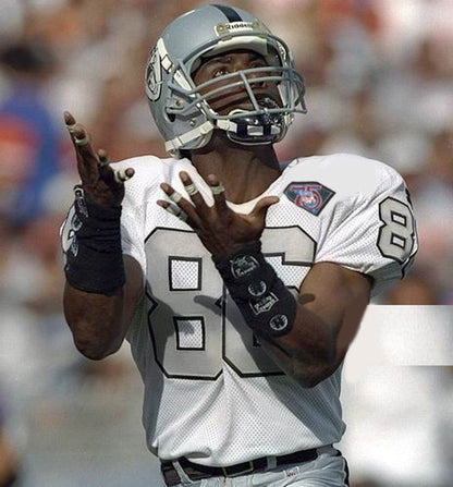 Rocket Ismail Los Angeles Raiders 1994 Away Throwback Nfl Football Jersey jersey front view