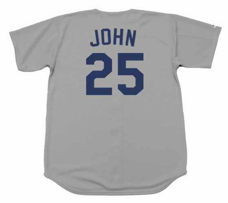 Tommy John Los Angeles Dodgers 1974 Away Throwback Baseball Stitched Jersey | CTJS0185