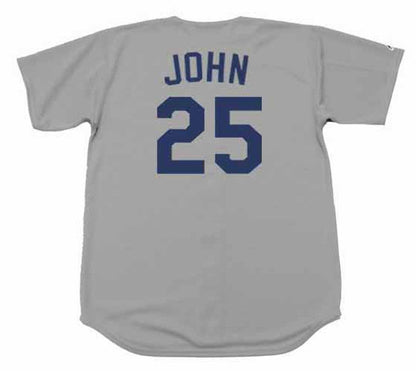 Tommy John Los Angeles Dodgers 1974 Away Throwback Baseball Stitched Jersey | CTJS0185
